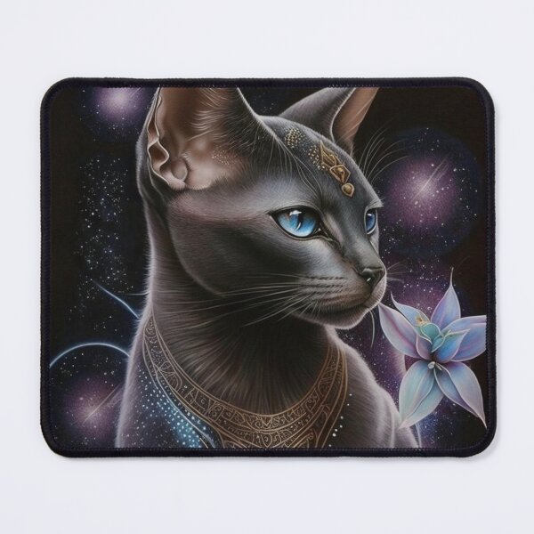 Item preview, Abyssinian Cat Glow Chakra Mandala designed and sold by Nocturne Paws.