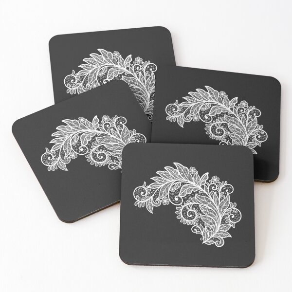 Item preview,  A branch with flowers made of white lace designed and sold by Tasha-design.