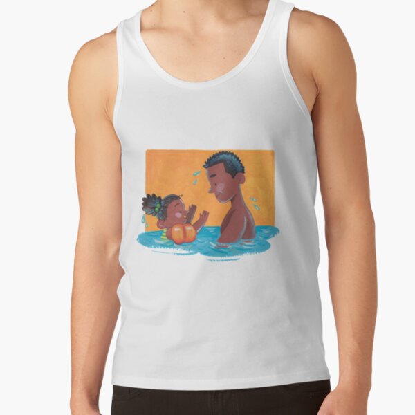 Schwimmen lernen, Eltern und Kind Tank Top