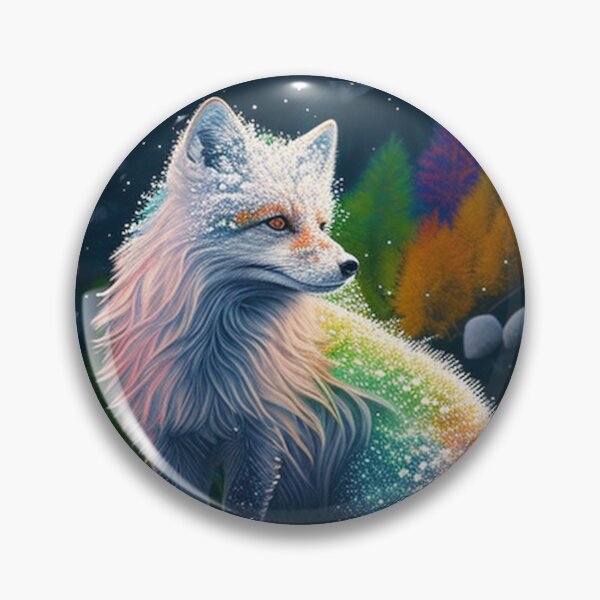 Item preview, Snow Fox Watercolor designed and sold by Travelslightly.
