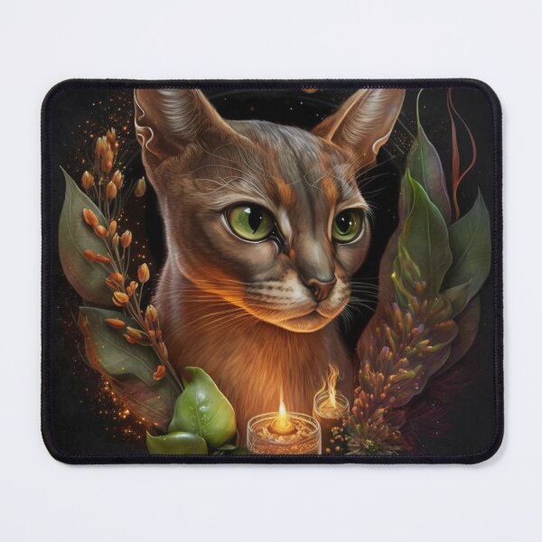 Item preview, Abyssinian Cat Nature Theme designed and sold by Nocturne  Paws.