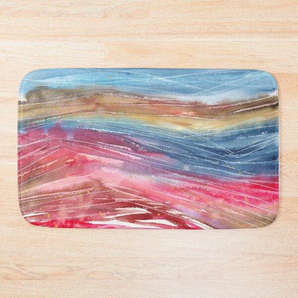 Item preview, Nature and landscape, mountains, red and blue designed and sold by anaozzart.