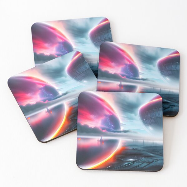 Item preview, Cloudy vision of a parallel world in dystopia designed and sold by JohnnySay.