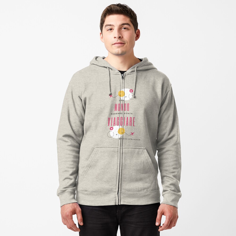 Item preview, Zipped Hoodie designed and sold by viaggisenzacash.