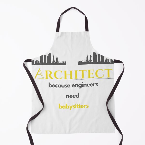 Item preview, Architect because engineers need babysitter white Classic T-Shirt designed and sold by MEDKH02.