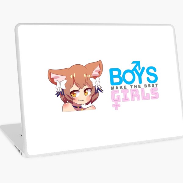 Los chicos son las mejores chicas Vinilo para portátil