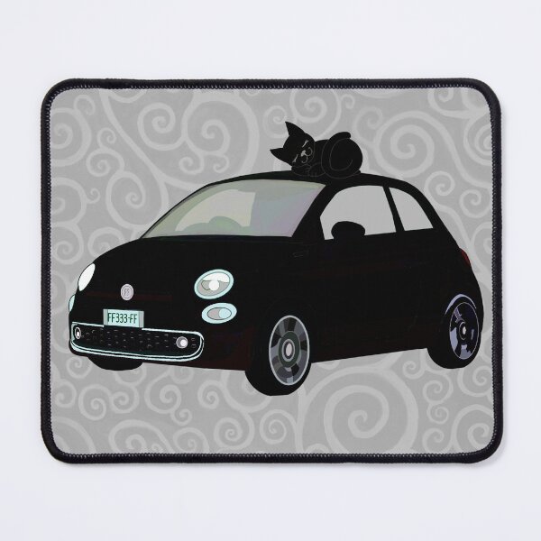 Artikelvorschau, Schläfrige Katze auf schwarzem Cinquecento entworfen und verkauft von QuirkyCatz.