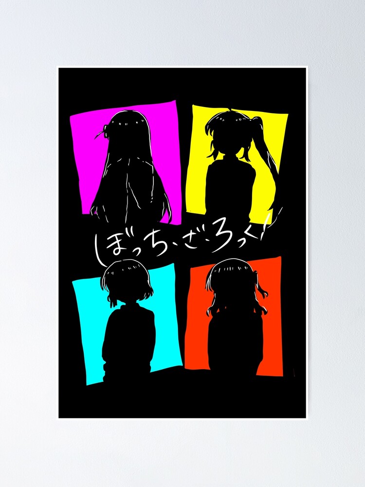 b&p] Bocchi The Rock! Minimalist Anime Poster in 2023
