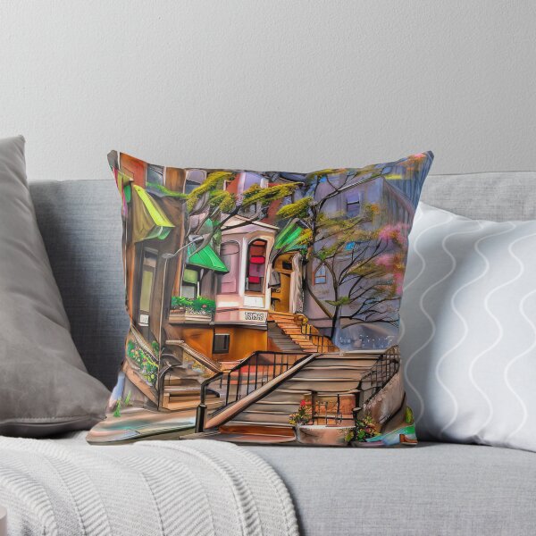 Item preview, Brownstone designed and sold by LRenee Art Studio.