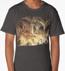 Bilbo and Smaug the Dragon Long T-Shirt