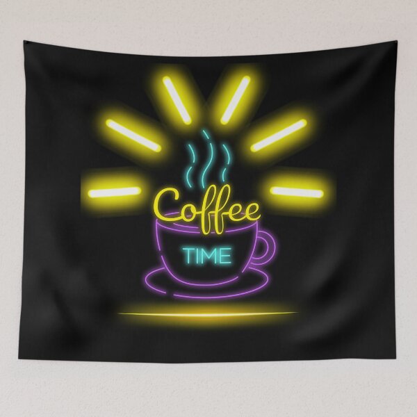 Item preview, Neon coffee time sign designed and sold by courtney petersen.