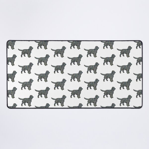Item preview, I Love My Sprocker Spaniel Grid Dog Silhouette  designed and sold by AMSonArt.