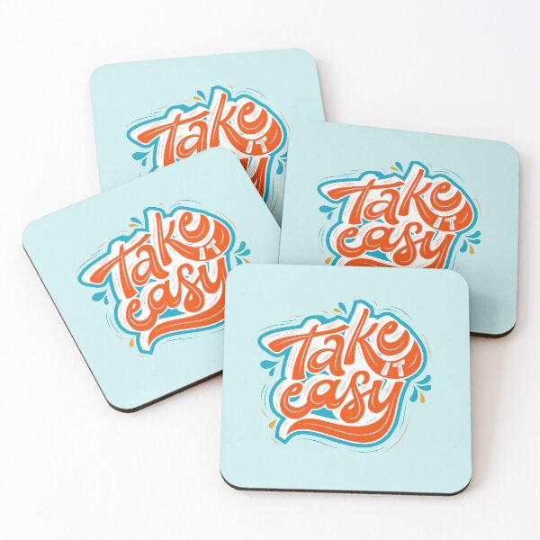 Item preview, Take it Easy - Inspirational and Motivational Quote designed and sold by greenoriginals.