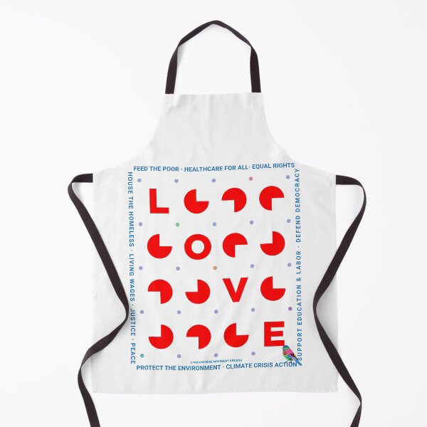 Item preview, PMD00421 Progressive Movement Designs LOVE for any day or Valentines for Progressives Bernie Sanders supporters or Democrats designed and sold by ProgressiveLeft.