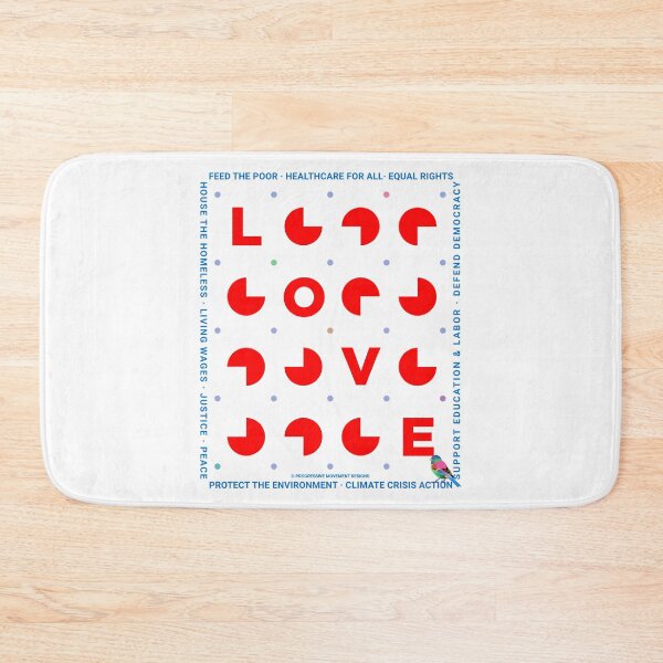 Item preview, PMD00421 Progressive Movement Designs LOVE for any day or Valentines for Progressives Bernie Sanders supporters or Democrats designed and sold by ProgressiveLeft.