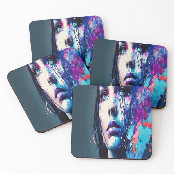 Item preview, Blue Eyed Abstract Beauty designed and sold by CocoaWahine.