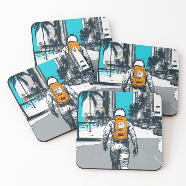 Item preview, ASTRONAUTA CAMINHANDO NA PRAIA designed and sold by JONPIPOU.