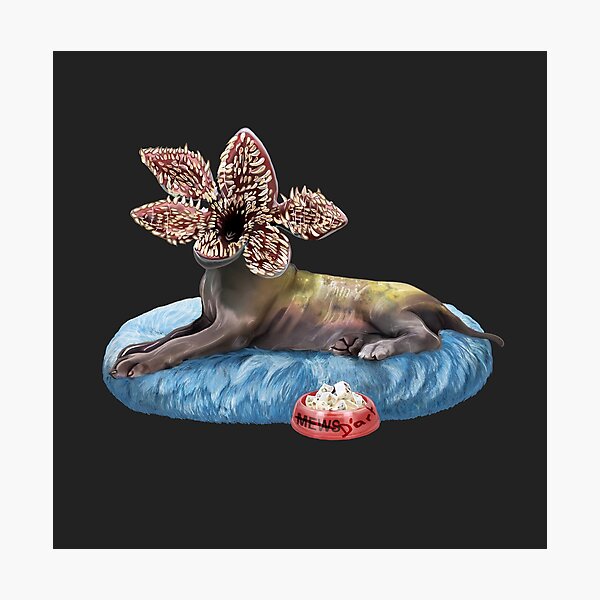 Dart the demodog, Stranger Things, season 2 Photographic Print