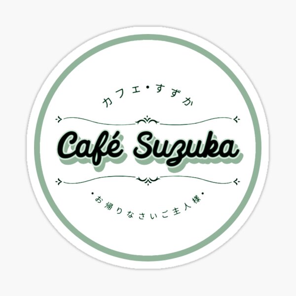 Café Suzuka Logo Badge Sticker