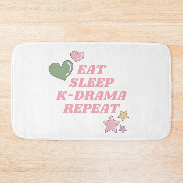 Item preview, Eat Sleep K-Drama Repeat designed and sold by MeetMatilda.