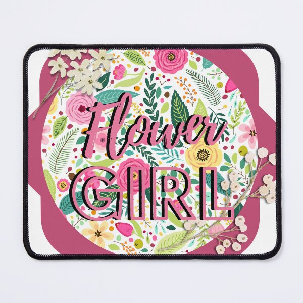 Item preview, Pink Boarder Flower Girl Design designed and sold by indepthdesigns.