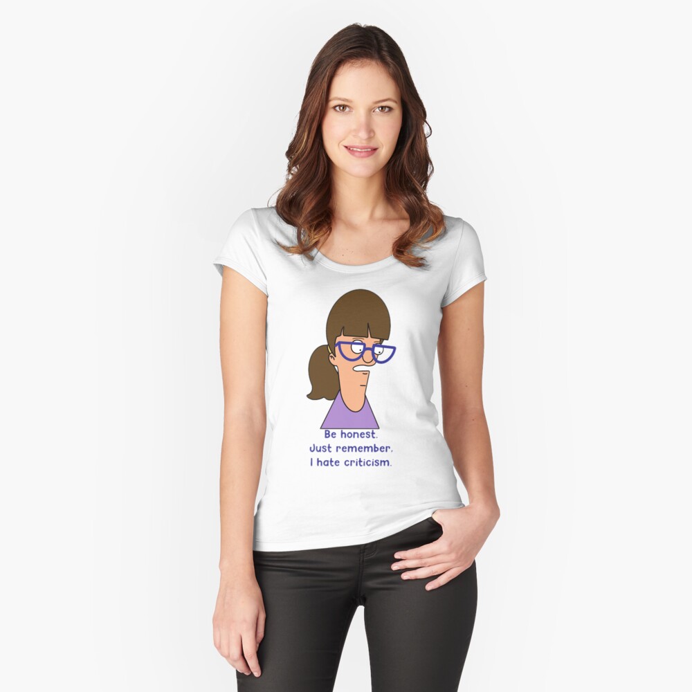 Item preview, Fitted Scoop T-Shirt designed and sold by Look-I-Made-It.