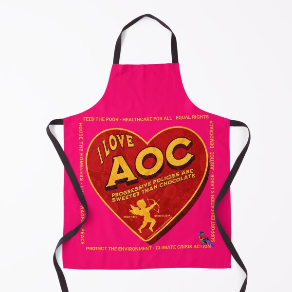 Item preview, PMD00419 Progressive Movement Designs I Love AOC Alexandria Ocasio Cortez Progressive Policy progress goals for Bernie Sanders supporter progressives designed and sold by ProgressiveLeft.