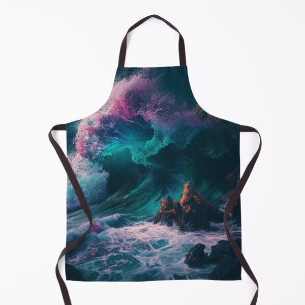 Item preview, Beautiful sea- Colourful waves designed and sold by GloriousArtSKD.