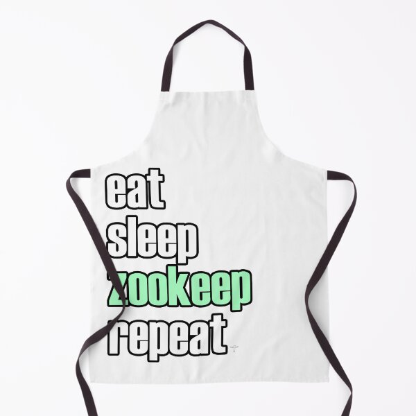 Item preview, eat. sleep. zookeep. repeat. designed and sold by DeStoya.