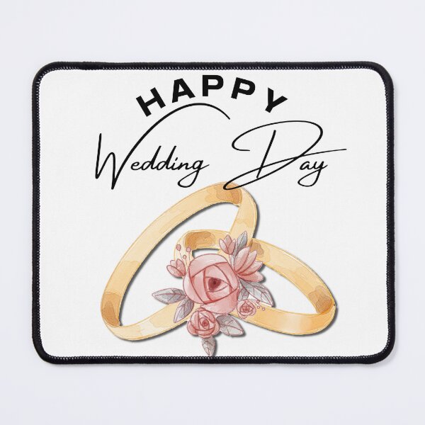 Item preview, Happy Wedding Day Rings designed and sold by indepthdesigns.
