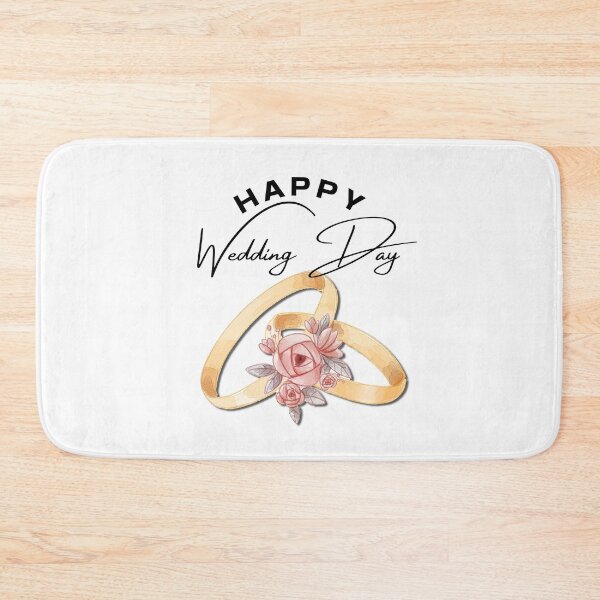 Item preview, Happy Wedding Day Rings designed and sold by indepthdesigns.