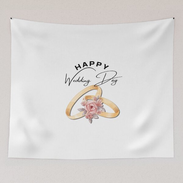 Item preview, Happy Wedding Day Rings designed and sold by indepthdesigns.