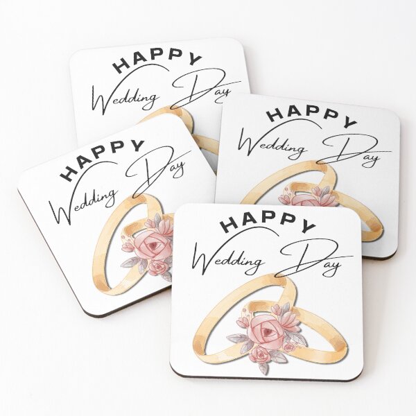 Item preview, Happy Wedding Day Rings designed and sold by indepthdesigns.