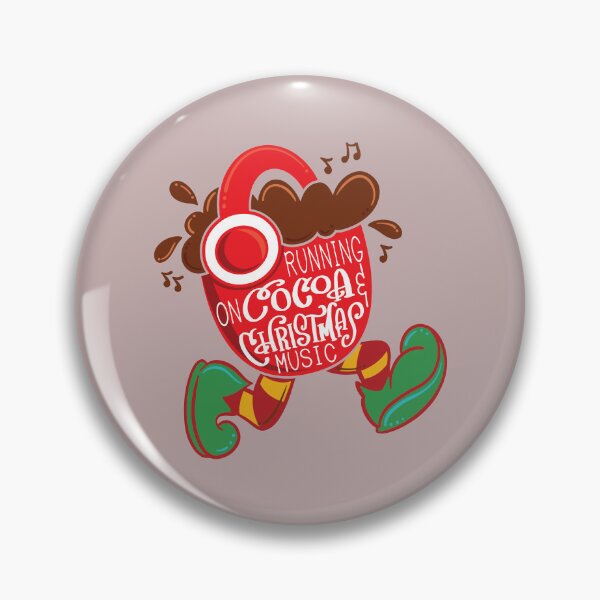 Item preview, Cup of Christmas Hot Chocolate Running and Listening to Music designed and sold by GetYourCreateOn.