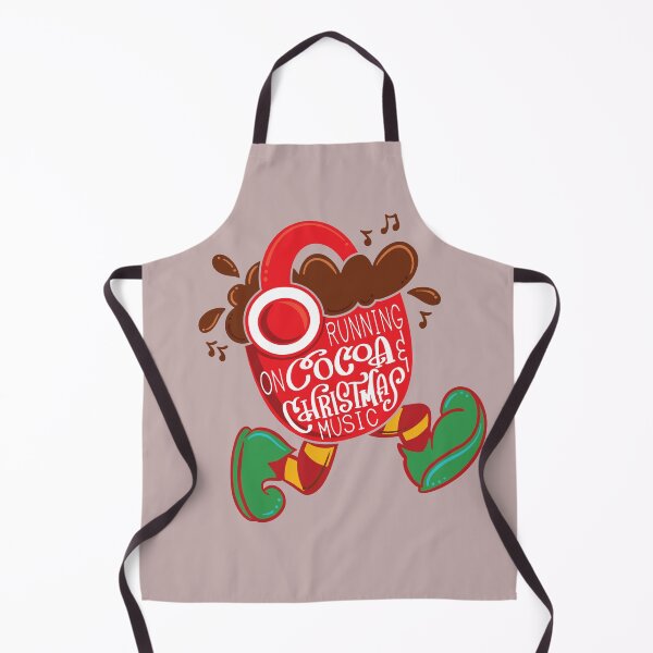 Item preview, Cup of Christmas Hot Chocolate Running and Listening to Music designed and sold by GetYourCreateOn.