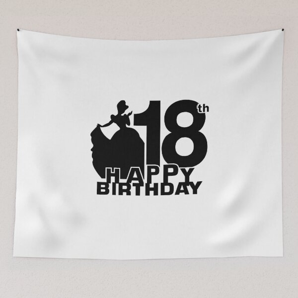 Item preview, 18th Birthday T-Shirt, Happy Birthday T-shirt, princess theme, Birthday Gift, Design for Man and Ladies ,Boy and Girl ,Classic T-Shirt Gift designed and sold by sixday 7day.
