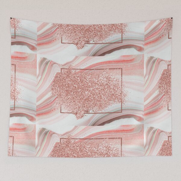 Item preview, Blush Pink & Rose Gold Marble  designed and sold by newburyboutique.