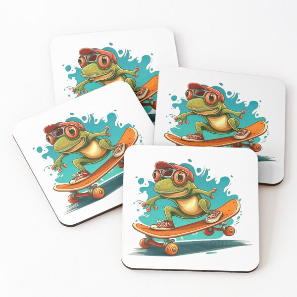 Item preview, Frog On A Skateboard, Skate, Skateboard designed and sold by Skateboard-Art.