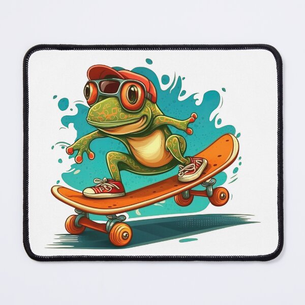 Item preview, Frog On A Skateboard, Skate, Skateboard designed and sold by Skateboard-Art.