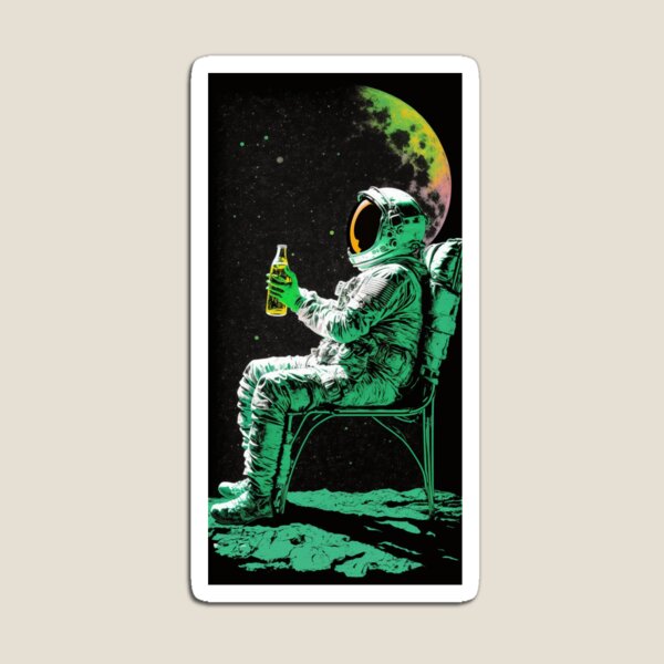Item preview, ASTRONAUTA TOMANDO CERVEJA designed and sold by JONPIPOU.