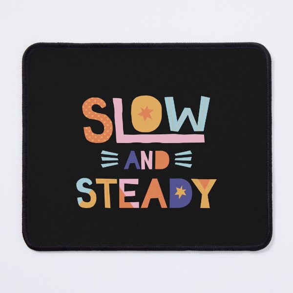 Item preview, Slow and Steady - Inspirational and Motivational Quote designed and sold by greenoriginals.