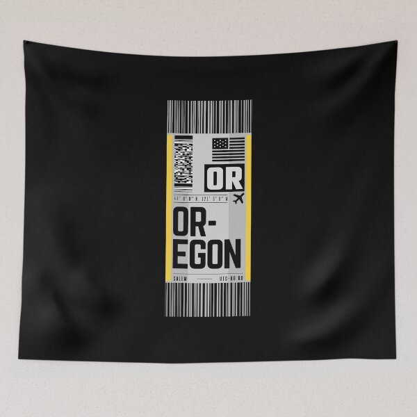 Item preview, OREGON OR - Traveler Tag US Home State of Oregon designed and sold by LeddsoDello.