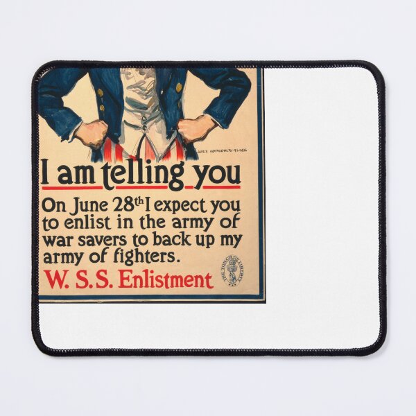 Item preview, Uncle Sam - I Am Telling You On June 28th I Expect You To Enlist - W.S.S. Enlistment designed and sold by Oldetimemercan.