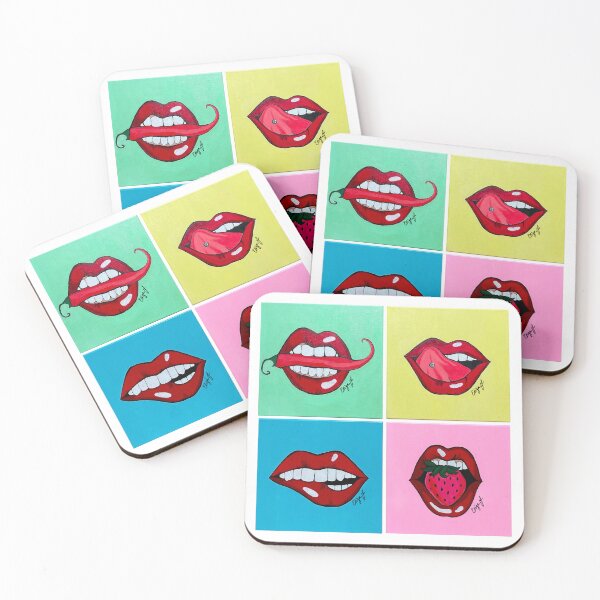 Item preview, Lips PopArt designed and sold by Ezlinarts.