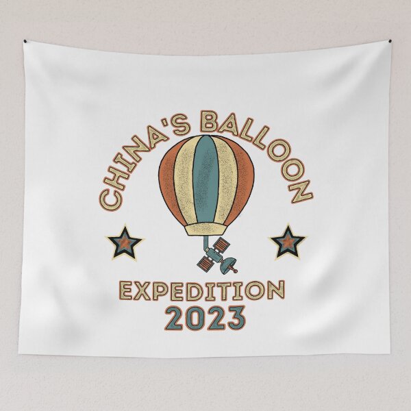 Item preview, Retro Chinese Spy Balloon Expedition  designed and sold by GarnersDesigns.