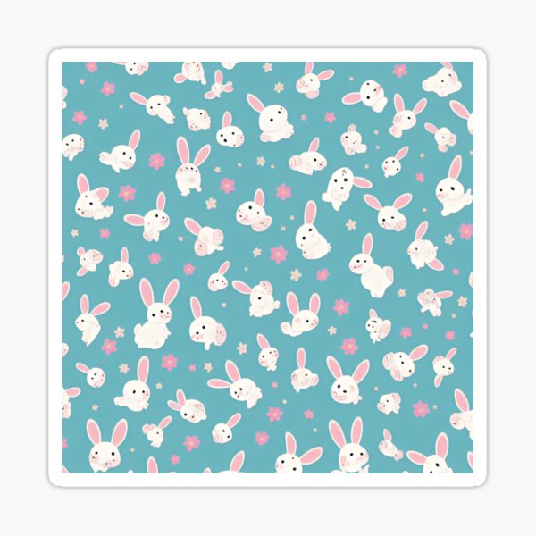 Item preview, bunny pattern-1 designed and sold by Flow Relaxing.