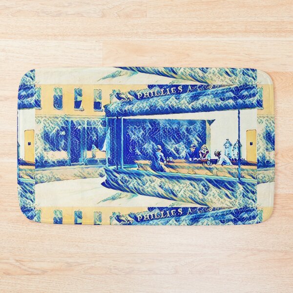 Item preview,  Nighthawks Edward Hopper & Great Wave off Kanagawa by Hokusai  MASHUP. designed and sold by CristalleLisa.