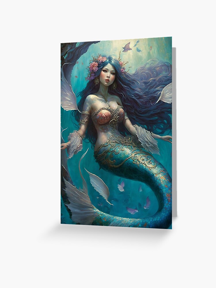 Stunning Ornate Asian Mermaid (aka Siren