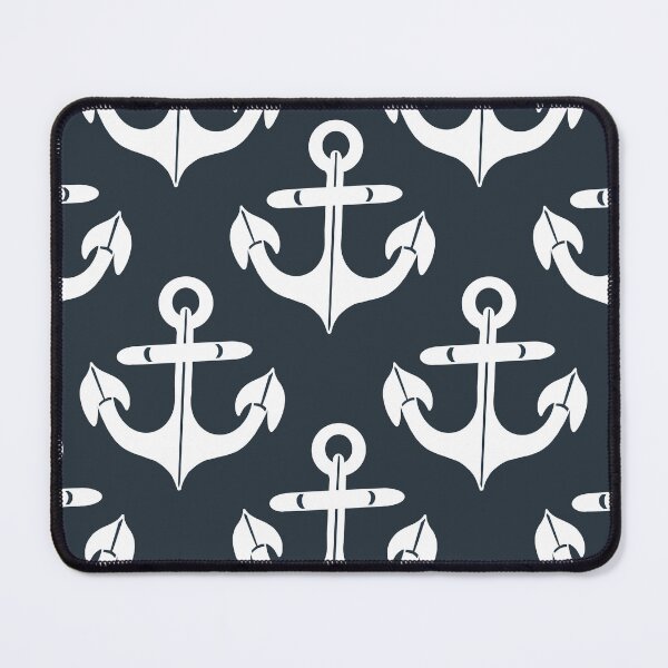 Item preview, Navy Blue and White Anchor designed and sold by LaBellCreative.