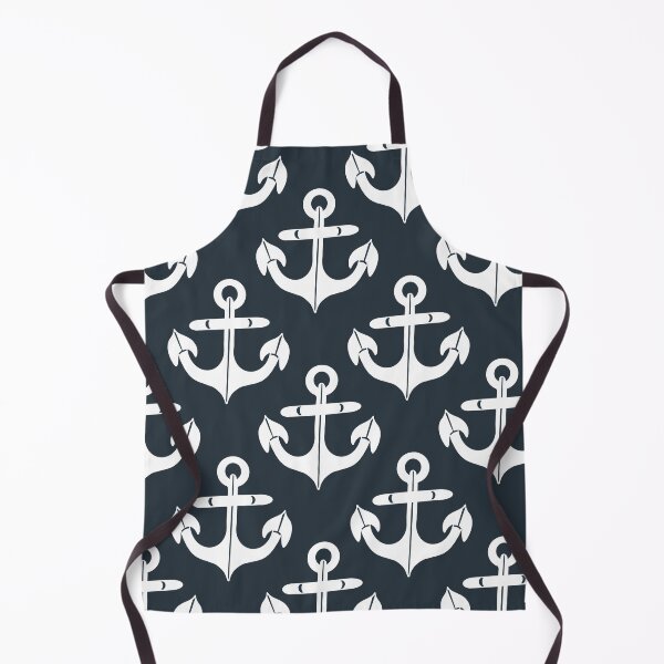 Aperçu de l'œuvre Ancre bleu marine et blanche créée et vendue par LaBellCreative.